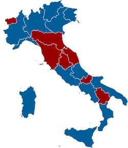 mappa elezioni italia